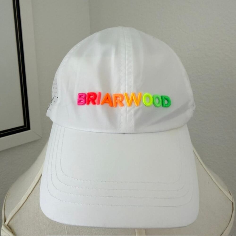 Vimhue Briarwood Country Club Athletic Cap Mesh Neon Rainbow Letters Adjustable